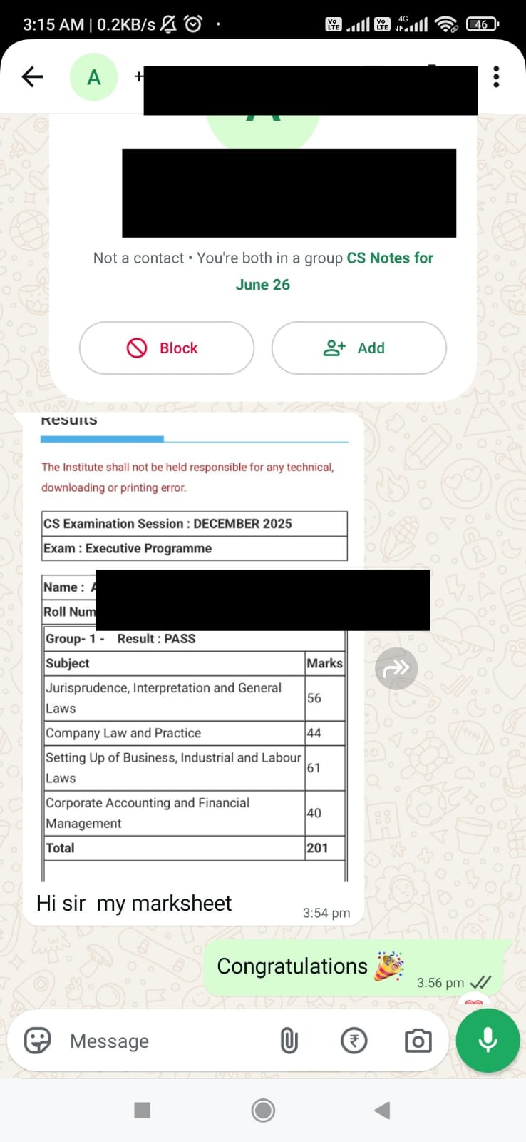 Student testimonial, CS Professional success with Mission CS